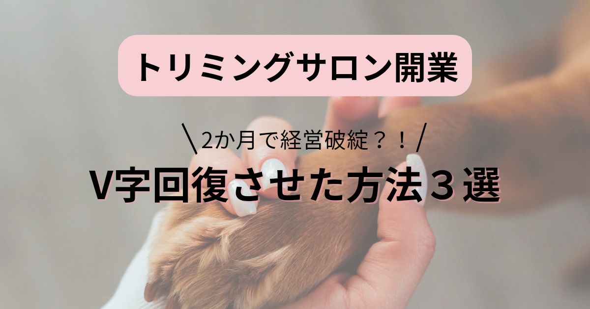 Trimarch V字回復させた方法3選